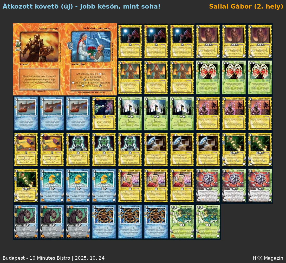 2. hely Sallai Gábor, JKMS - Átkozott követő