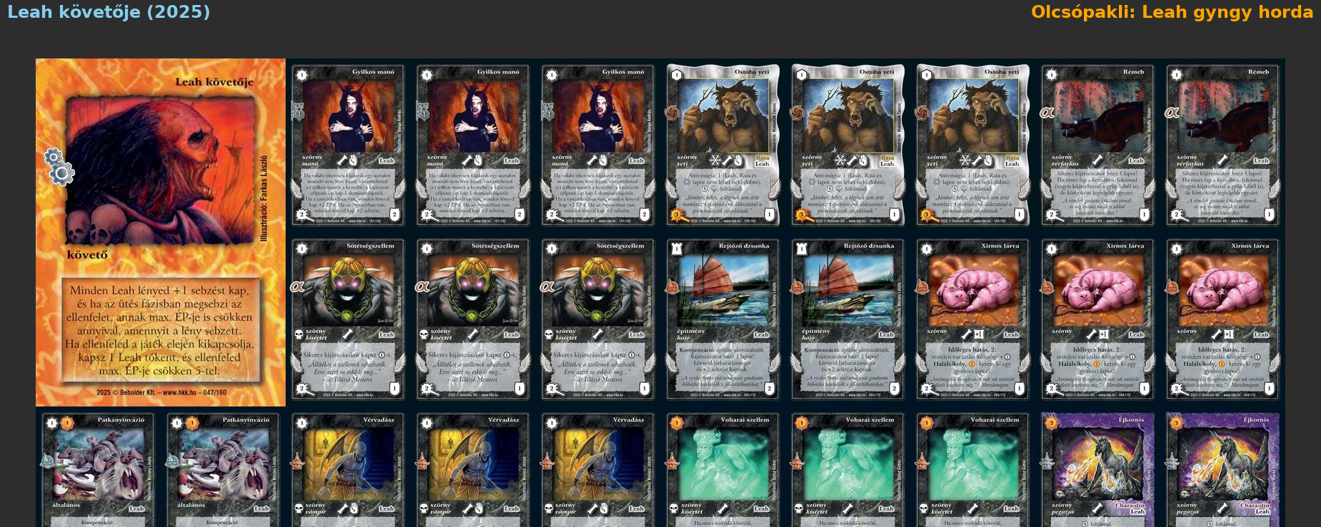 Olcsópakli: Leah gyngy horda