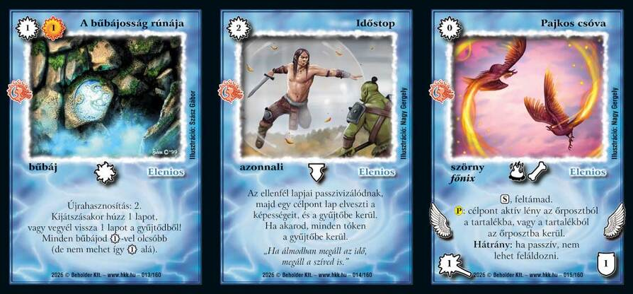 Elenios gyakori lapok