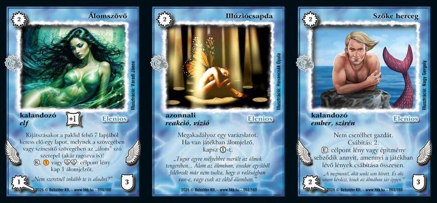 Elenios nem gyakori lapok