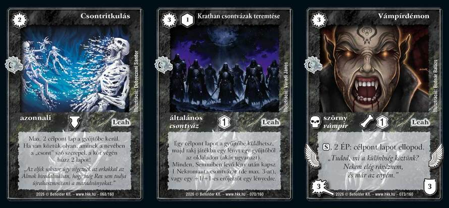 Leah nem gyakori lapok