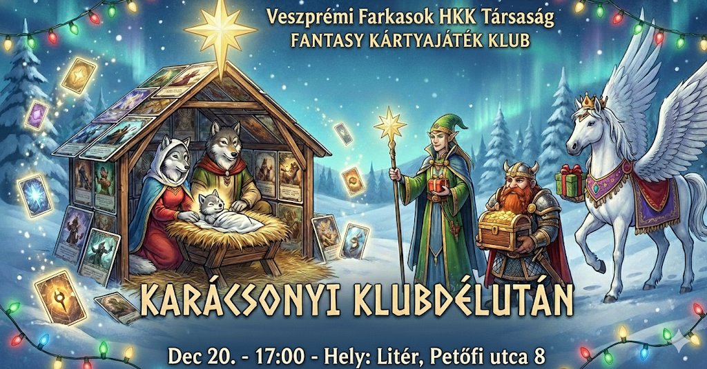 Beharangozó: Veszprémi karácsonyi klubdélután