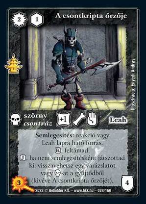 A csontkripta őrzője