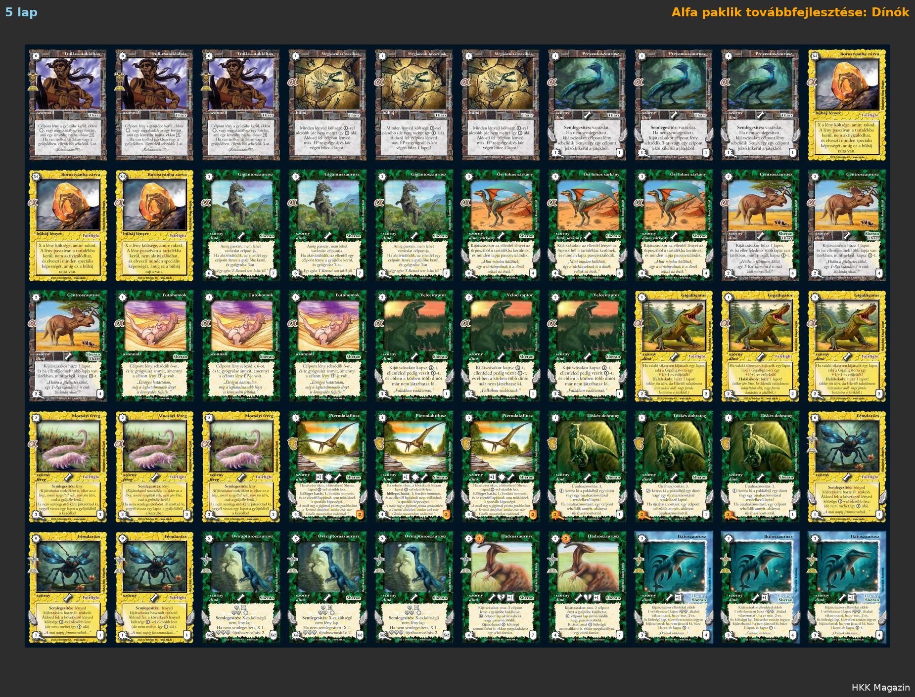 Dínók továbbfejlesztve